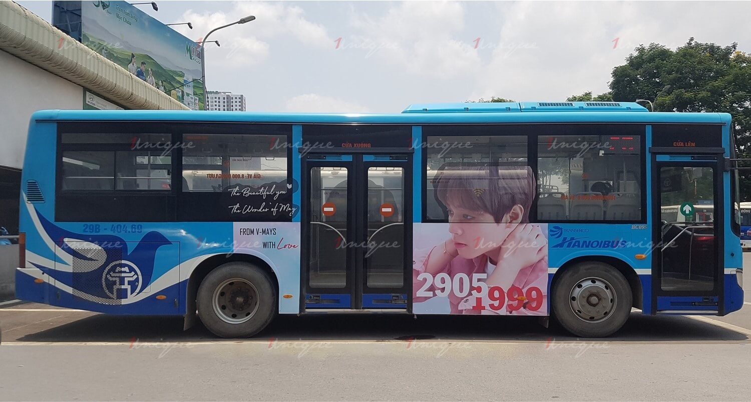 quảng cáo xe buýt chúc mừng sinh nhật ji hoon