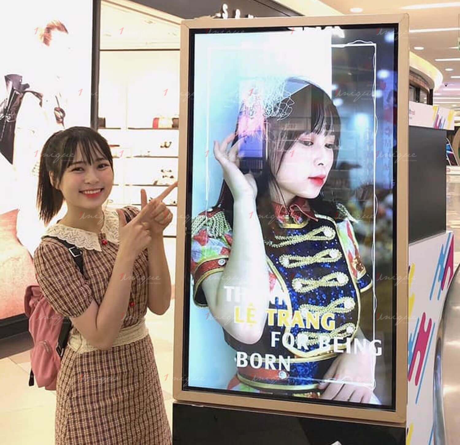 quảng cáo lcd chúc mừng sinh nhật lệ trang sgo48