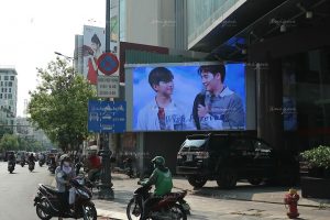 FC quảng cáo màn hình Led chúc mừng sự thành công của cặp đôi thần tượng Thái Lan