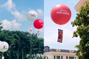 FanClub Media quảng cáo trên Air Balloon cho thần tượng
