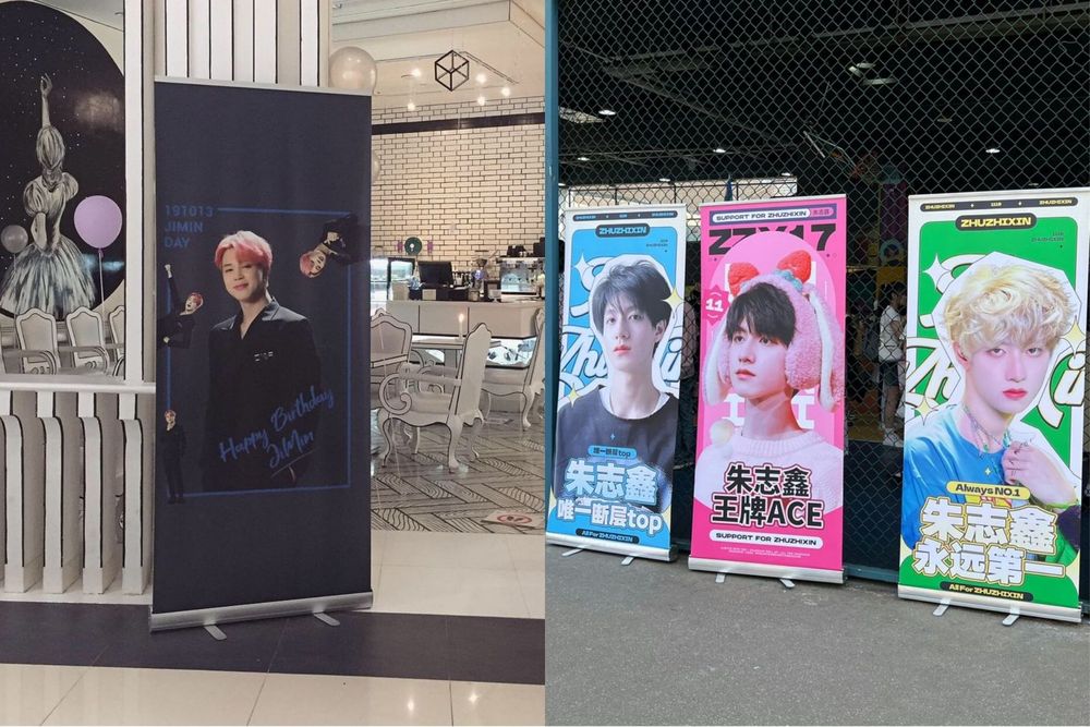 Dịch vụ thiết kế & dựng Standee quảng bá dành cho Idol