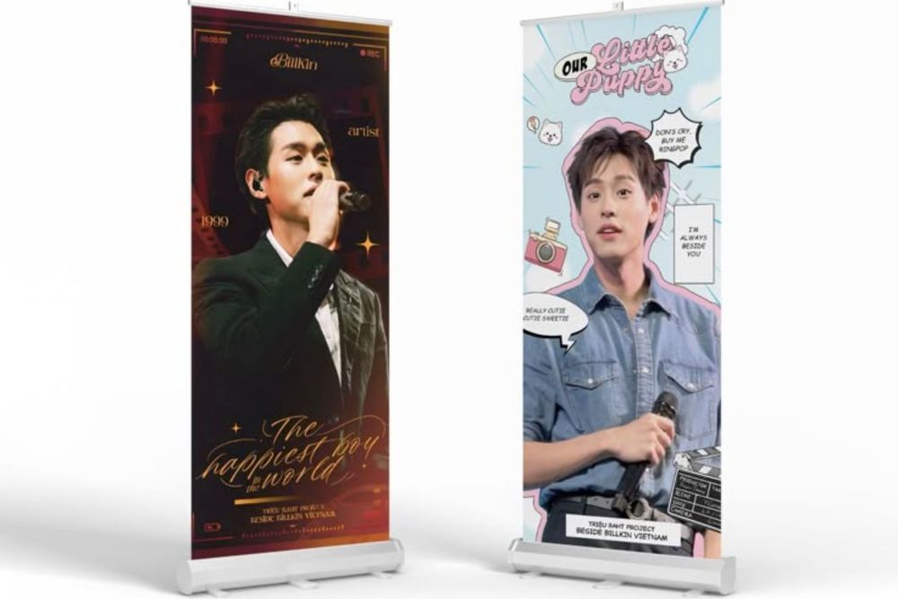 Dịch vụ thiết kế & dựng Standee quảng bá dành cho Idol