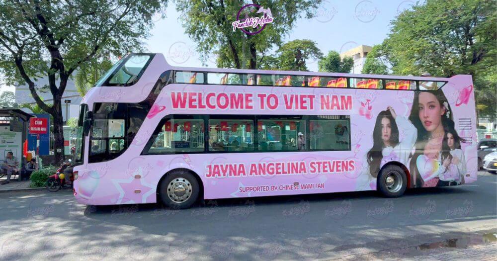 Hành trình Roadshow Bus 2 tầng đưa Jayna Angelina Stevens hiện diện khắp TP. HCM Hành trình Roadshow Bus 2 tầng đưa Jayna Angelina Stevens hiện diện khắp TP. HCM