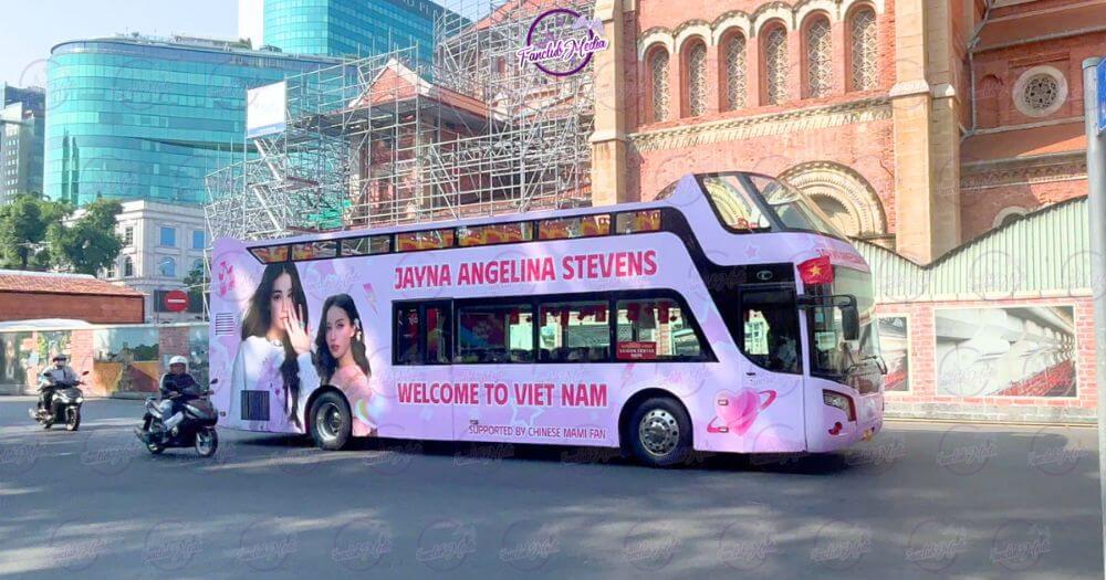 Hành trình Roadshow Bus 2 tầng đưa Jayna Angelina Stevens hiện diện khắp TP. HCM Hành trình Roadshow Bus 2 tầng đưa Jayna Angelina Stevens hiện diện khắp TP. HCM
